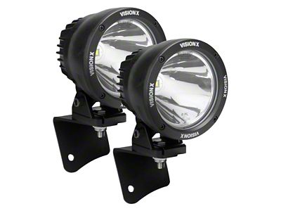 Vision X 4.50-Inch Multi-LED CG2 Light Cannon A-Pillar Light Kit (97-06 Jeep Wrangler TJ)