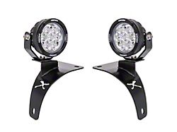 Vision X 4.70-Inch Multi-LED CG2 Light Mini Cannon Cowl Light Kit (18-26 Jeep Wrangler JL, Excluding 4xe & Rubicon 392)