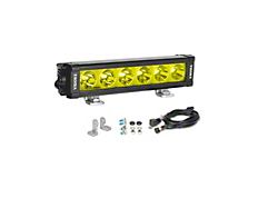 Vision X 9-Inch XPL Straight Single Row Selective Yellow LED Light Bar; Spot Beam (Universal; Some Adaptation May Be Required)