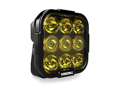 Vision X DURA PRO 9 Dual-Action Combo Driving Light; Selective Yellow (Universal; Some Adaptation May Be Required)