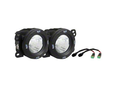 Vision X Optimus LED Fog Light Kit; 20 Degree (07-09 Jeep Wrangler JK)