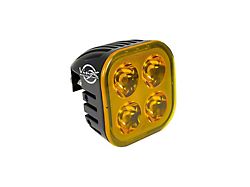 Vision X Unite Series LED Module Pod; Blackout Amber; Spot Beam (Universal; Some Adaptation May Be Required)