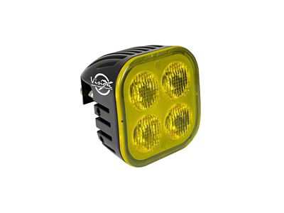 Vision X Unite Series LED Module Pod; Blackout Yellow; Elliptical Beam (Universal; Some Adaptation May Be Required)