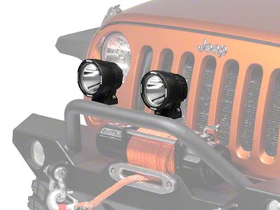 Vision X Yellow PolyCarbonate Euro Beam Cover; 4.50-Inch Cannon