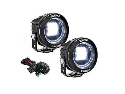 Vision X 3-Inch Square SAE-LED CG2 LED Light Cannon; Spot Beam (Universal; Some Adaptation May Be Required)