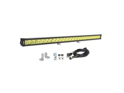 Vision X 32-Inch XPL Straight Single Row Selective Yellow LED Light Bar; Spot Beam (Universal; Some Adaptation May Be Required)