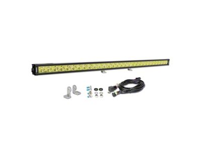 Vision X 40-Inch XPL Straight Single Row Selective Yellow LED Light Bar; Spot Beam (Universal; Some Adaptation May Be Required)
