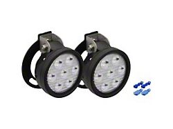 Vision X 4.50-Inch Round Utility Market Xtreme LED Work Light; 10-Degree Narrow Beam (Universal; Some Adaptation May Be Required)