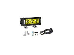 Vision X 6-Inch XPL Straight Single Row Selective Yellow LED Light Bar; Spot Beam (Universal; Some Adaptation May Be Required)