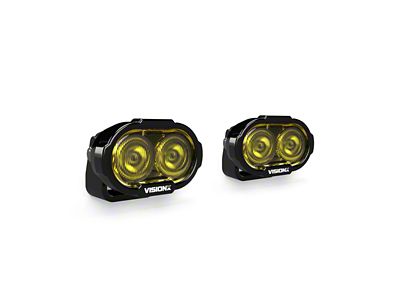 Vision X DURA PRO 2 Dual-Action Combo Driving Light; Selective Yellow (Universal; Some Adaptation May Be Required)