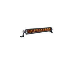 Vivid Lumen Industries Wired Series 12-Inch Single Row Straight LED Light Bar; Combo Beam; Amber (Universal; Some Adaptation May Be Required)