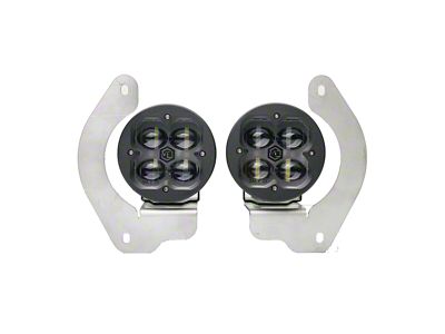 Vivid Lumen Industries FNG 3 Series Fog Light Kit; White (20-25 Jeep Gladiator JT Launch Edition & Rubicon w/ Steel Bumper)