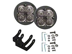 Vivid Lumen Industries FNG 20W 3-Inch Round LED Light Pods; Driving Beam (Universal; Some Adaptation May Be Required)