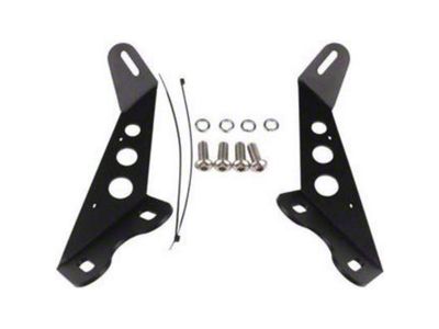 Vivid Lumen Industries 10-Inch Hood Light Bar Mount (07-18 Jeep Wrangler JK)