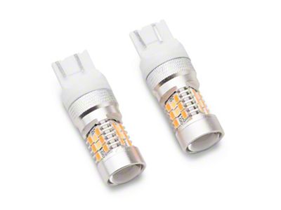 Raxiom Axial Series Dual Color LED Front Turn Signal Light Bulbs; 7443 (20-25 Jeep Gladiator JT Sport)