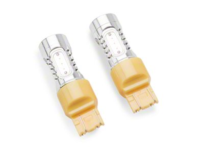 Stage 2 Amber LED Front Turn Signal Light Bulbs; 7443 (18-25 Jeep Wrangler JL Sport)