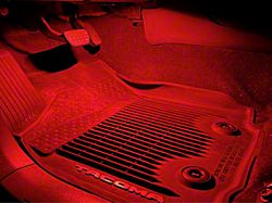 VLEDS Footwell Light Kit; Front; Red (20-24 4Runner)
