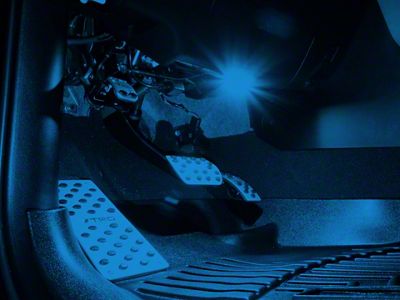 VLEDS Footwell Light Kit; Front; Aqua Blue (07-21 Tundra)