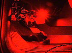 VLEDS Footwell Light Kit; Front and Rear; Red (07-21 Tundra)