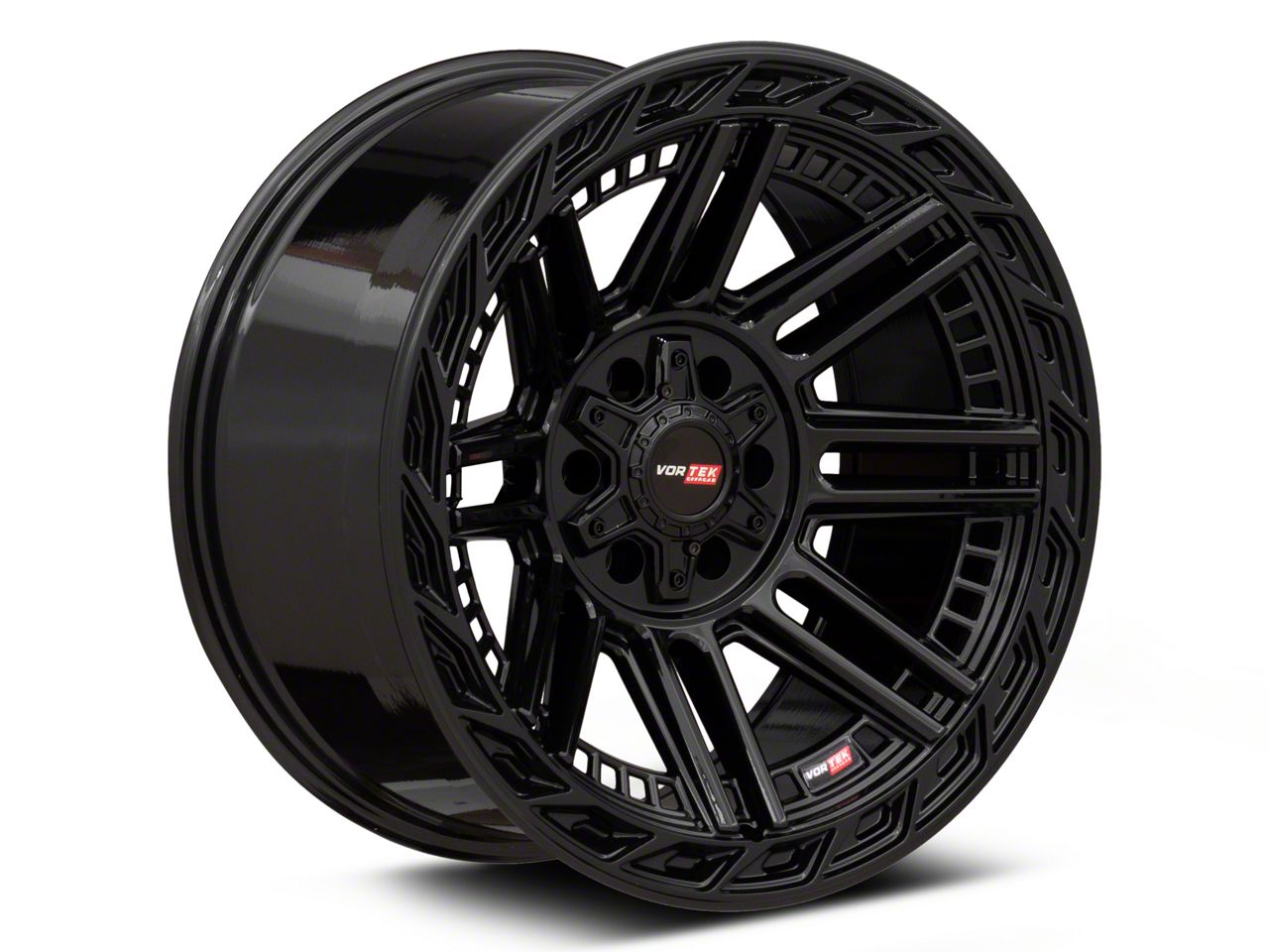 Black Rhino Jeep Wrangler Overland Matte Black Wheel; 18x8