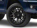 Vortek Off-Road VRP-504 Black Diamond Cut with Dark Tint 6-Lug Wheel; 22x10; -18mm Offset (05-15 Tacoma)