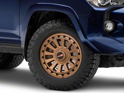 Vortek Off-Road VRD-702 Matte Bronze with Black Bolts and Lip 6-Lug Wheel; 20x9.5; -12mm Offset (10-24 4Runner)