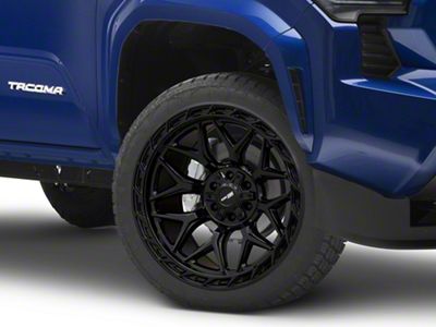 Vortek Off-Road VRP-504 Gloss Black 6-Lug Wheel; 22x10; -18mm Offset (24-25 Tacoma)