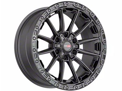Vortek Off-Road VRT-601 Matte Black 6-Lug Wheel; 22x10; -12mm Offset (24-25 Tacoma)