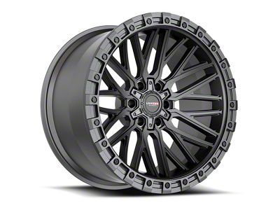 Vortek Off-Road VRT-608 Matte Black 6-Lug Wheel; 20x10; -12mm Offset (25-26 4Runner)