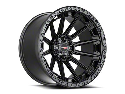 Vortek Off-Road VRT-601 Matte Black 6-Lug Wheel; 24x10; 18mm Offset (10-24 4Runner)