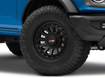 Vortek Off-Road VRD-702 Matte Black 6-Lug Wheel; 18x9; 12mm Offset (21-25 Bronco, Excluding Raptor)