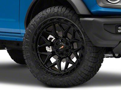 Vortek Off-Road VRP-504 Gloss Black 6-Lug Wheel; 22x10; -18mm Offset (22-25 Bronco Raptor)