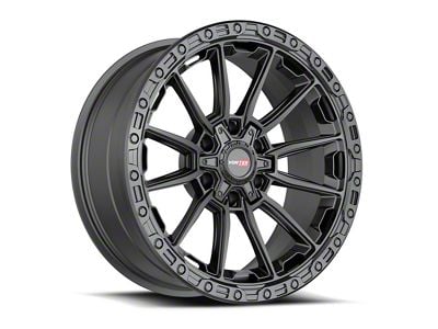 Vortek Off-Road VRT-601 Matte Black 6-Lug Wheel; 22x12; -44mm Offset (21-25 Bronco, Excluding Raptor)