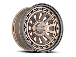Vortek Off-Road VRD-702 Matte Bronze with Black Bolts and Lip 6-Lug Wheel; 20x9.5; 12mm Offset (05-21 Frontier)