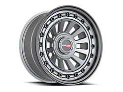 Vortek Off-Road VRD-702 Matte GunMetal with Black Bolts and Lip 6-Lug Wheel; 20x9.5; 12mm Offset (22-26 Frontier)