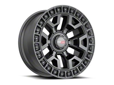 Vortek Off-Road VRD-704 Matte Black Wheel; 22x10; -18mm Offset (22-25 Jeep Grand Cherokee WL)