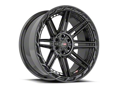 Vortek Off-Road VRP-501 Gloss Black Wheel; 20x10; -18mm Offset (07-18 Jeep Wrangler JK)