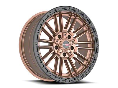 Vortek Off-Road VRT-604 Matte Bronze with Black Bead Ring Wheel; 20x9.5; 12mm Offset (18-25 Jeep Wrangler JL)