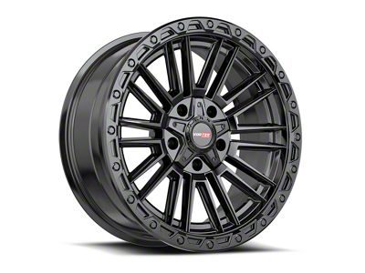 Vortek Off-Road VRT-604 Satin Black Wheel; 20x9.5; 0mm Offset (76-86 Jeep CJ7)