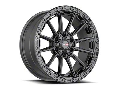 Vortek Off-Road VRT-601 Matte Black 6-Lug Wheel; 17x9; 12mm Offset (16-23 Tacoma)