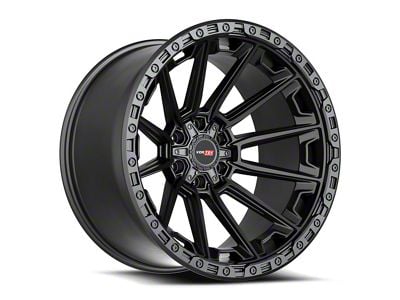 Vortek Off-Road VRT-601 Matte Black 6-Lug Wheel; 24x10; -12mm Offset (16-23 Tacoma)