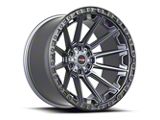 Vortek Off-Road VRT-601 Matte Titanium with Black Bead Ring 6-Lug Wheel; 20x9; 18mm Offset (24-26 Tacoma)