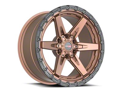 Vortek Off-Road VRT-602 Matte Bronze with Black Bead Ring 6-Lug Wheel; 18x9; 0mm Offset (16-23 Tacoma)