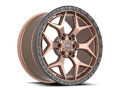 Vortek Off-Road VRT-603 Matte Bronze with Black Bead Ring 6-Lug Wheel; 17x9; -12mm Offset (16-23 Tacoma)