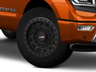 Vortek Off-Road VRD-701 Matte Black 6-Lug Wheel; 20x9.5; 12mm Offset (17-24 Titan)