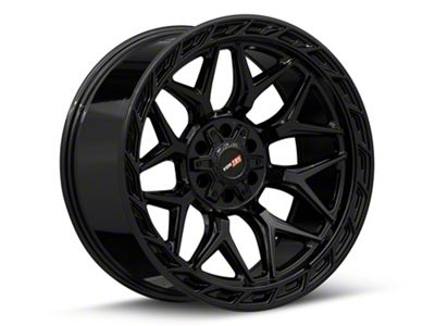 Vortek Off-Road VRP-504 Gloss Black 6-Lug Wheel; 22x10; -18mm Offset (17-24 Titan)