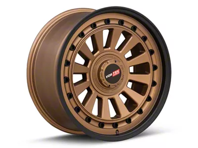Vortek Off-Road VRD-702 Matte Bronze with Black Bolts and Lip 6-Lug Wheel; 20x9.5; 12mm Offset (16-24 Titan XD)