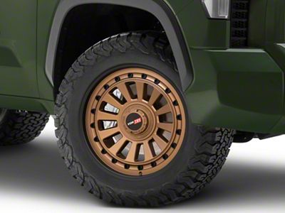 Vortek Off-Road VRD-702 Matte Bronze with Black Bolts and Lip 6-Lug Wheel; 20x9.5; 0mm Offset (22-25 Tundra)