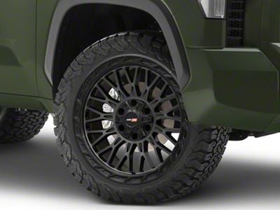Vortek Off-Road VRP-502 Black Diamond Cut with Dark Tint 6-Lug Wheel; 22x10; -18mm Offset (22-25 Tundra)