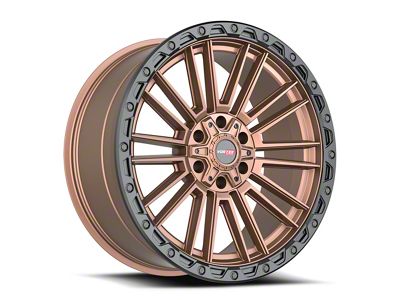 Vortek Off-Road VRT-604 Matte Bronze with Black Bead Ring 6-Lug Wheel; 20x9.5; 0mm Offset (22-25 Tundra)